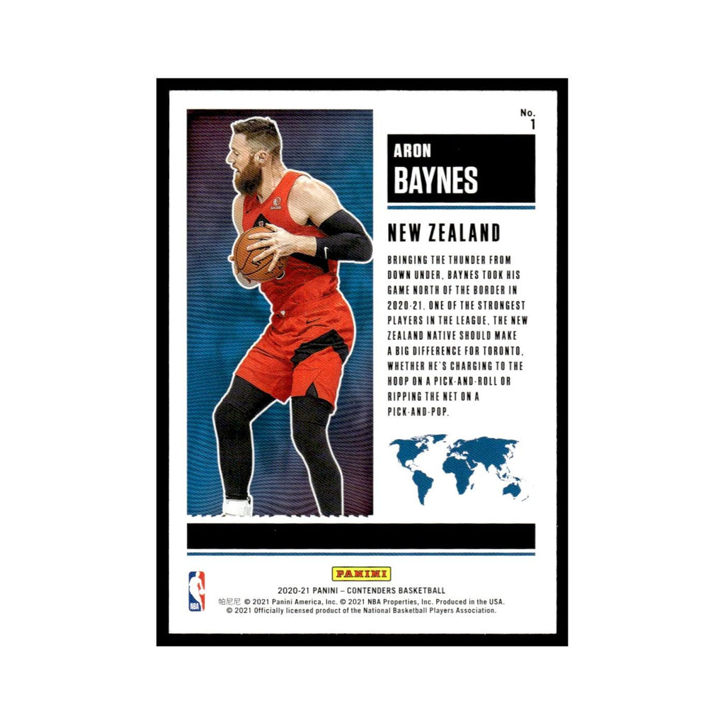 Aron Baynes 2020 Panini Contenders #1 Toronto Raptors Basketball Card NM