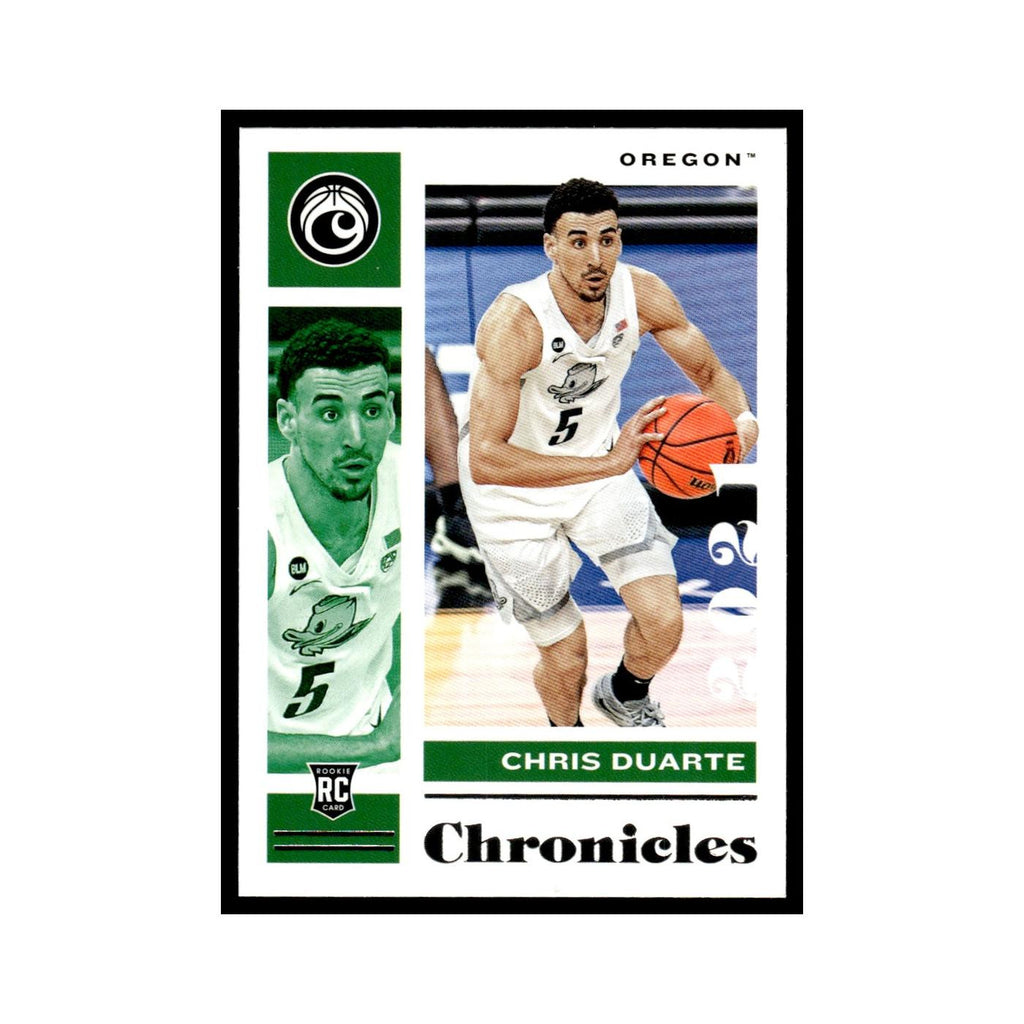 Chris Duarte Rookie 2021 Panini Chronicles Draft Picks #18 Oregon Ducks NM
