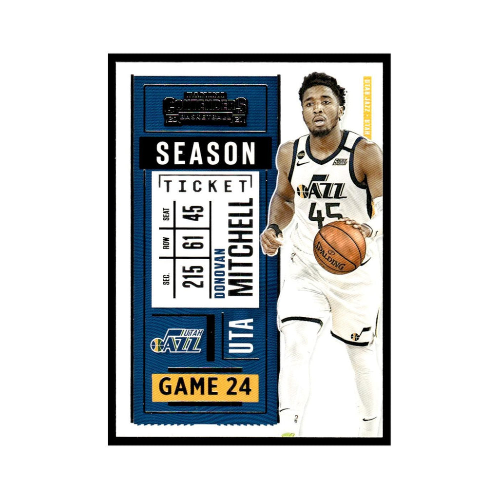 Donovan Mitchell 2020 Panini Contenders #22 Utah Jazz Basketball Card NM