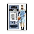 Jonas Valanciunas 2020 Panini Contenders #98 Memphis Grizzlies NM