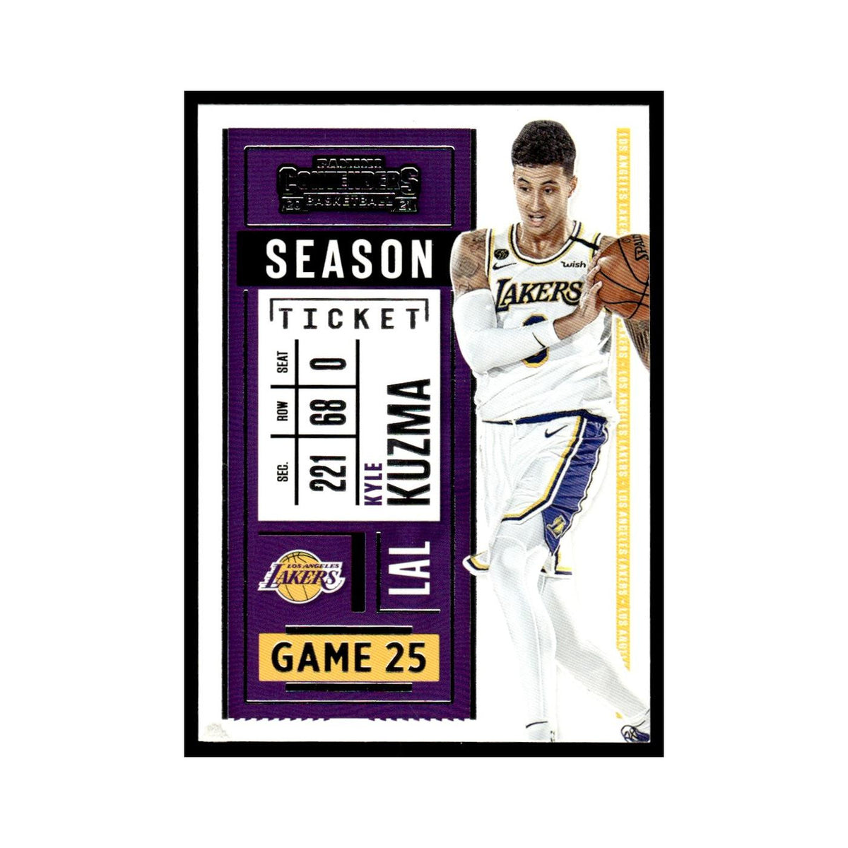 Kyle Kuzma 2020 Panini Contenders #100 Washington Wizards Basketball Card NM