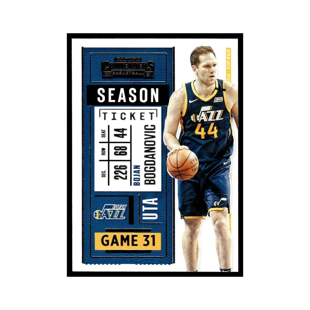Bojan Bogdanovic 2020 Panini Contenders #2 Utah Jazz Basketball Card NM