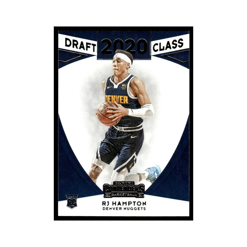 RJ Hampton 2020 Panini Contenders #28 Denver Nuggets Basketball Card NM