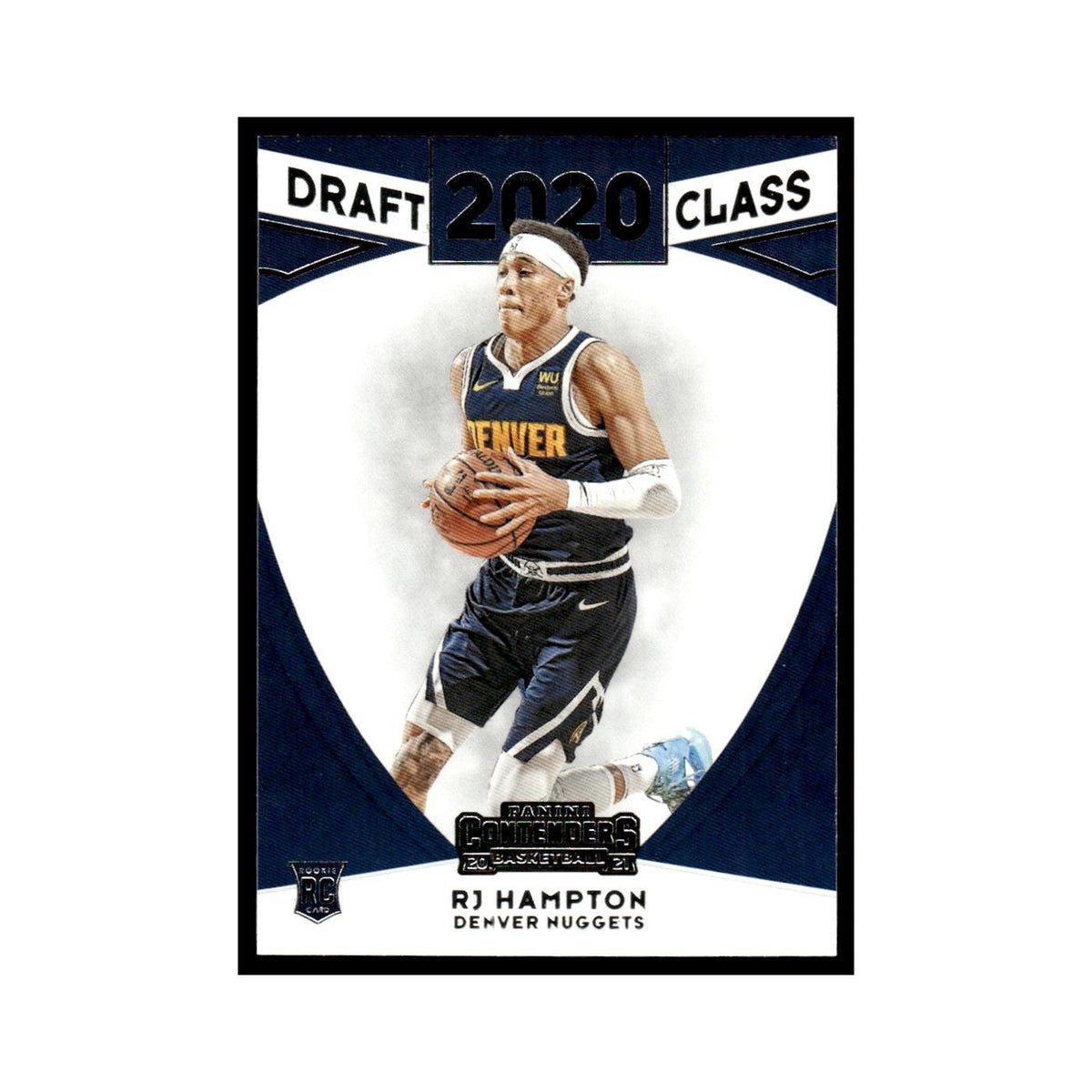 RJ Hampton 2020 Panini Contenders #28 Denver Nuggets Basketball Card NM