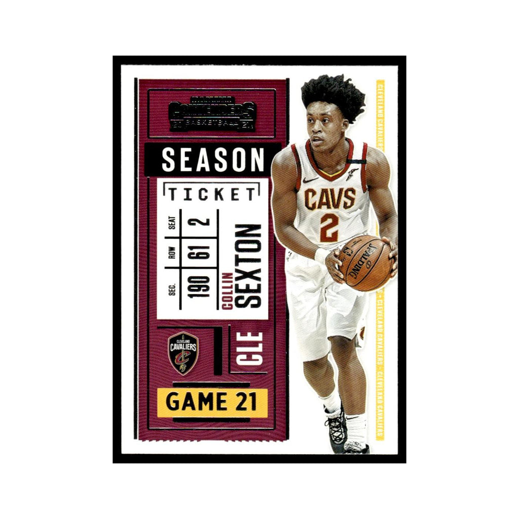 Collin Sexton 2020 Panini Contenders #10 Cleveland Cavaliers Basketball Card NM