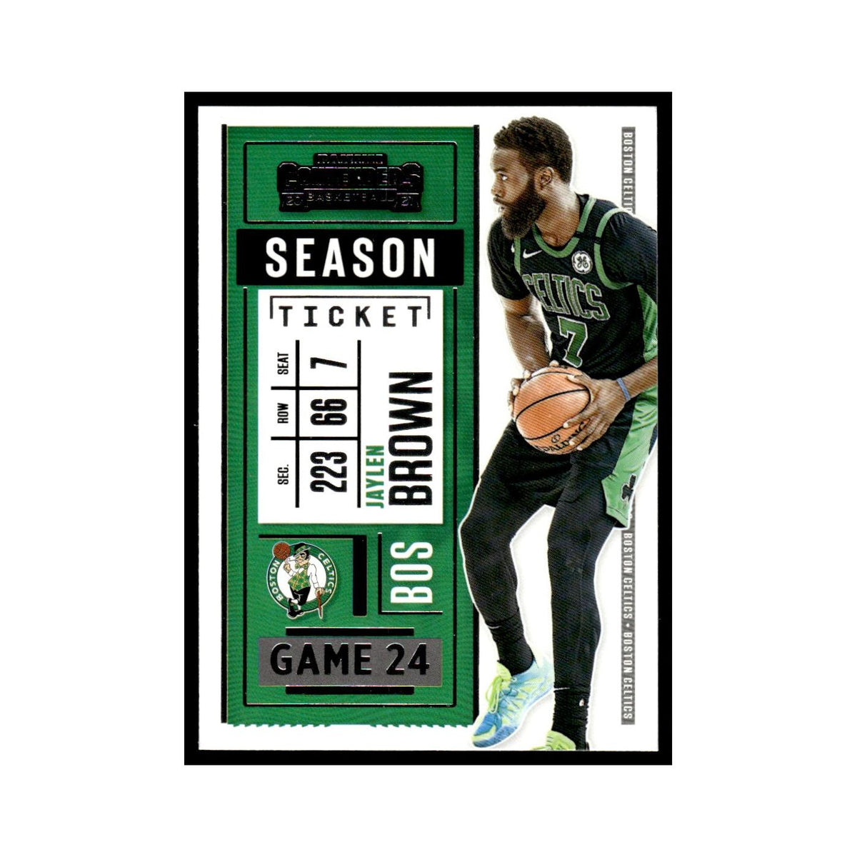 Jaylen Brown 2020 Panini Contenders #84 Boston Celtics Basketball Card NM