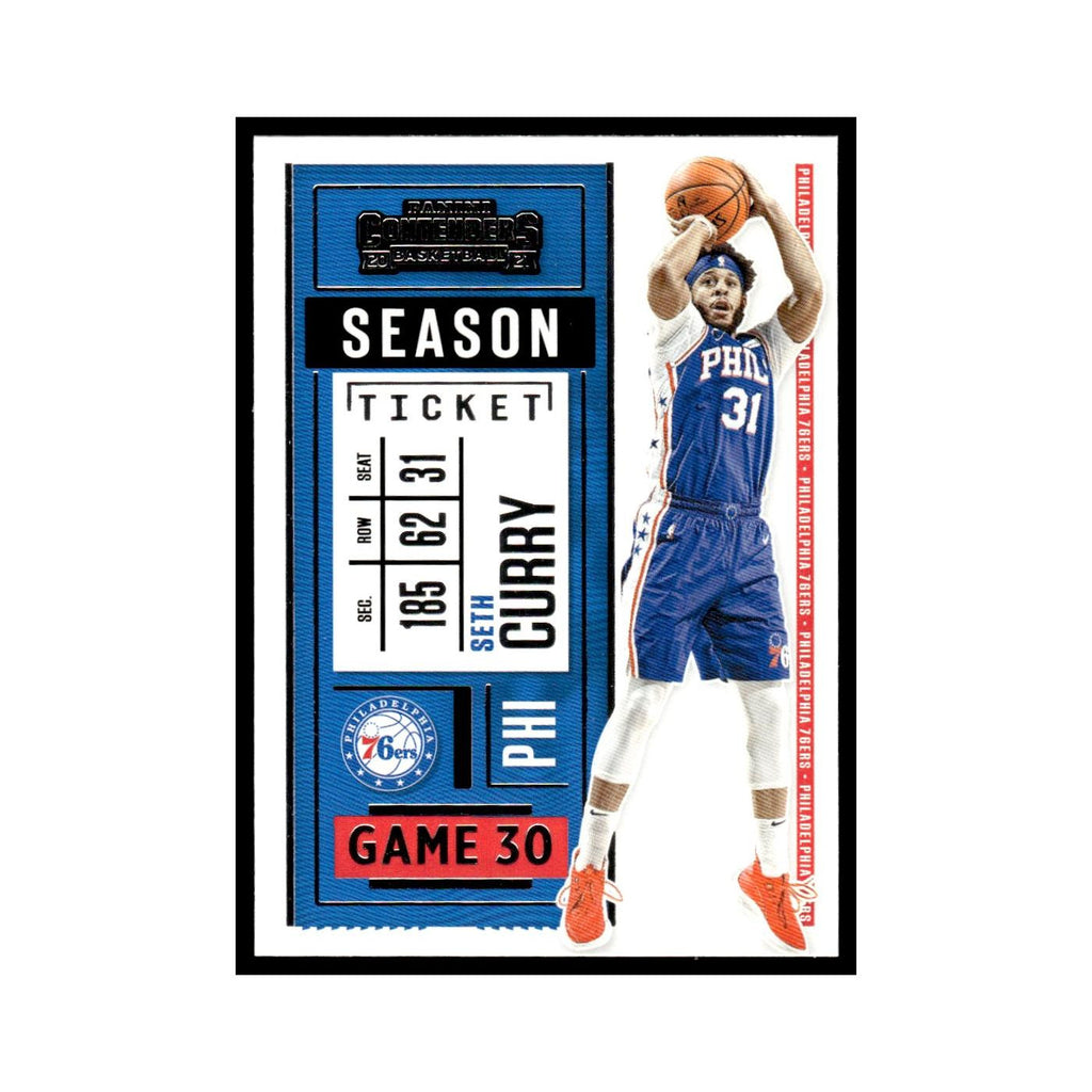 Seth Curry 2020 Panini Contenders #64 Philadelphia 76ers Basketball Card NM