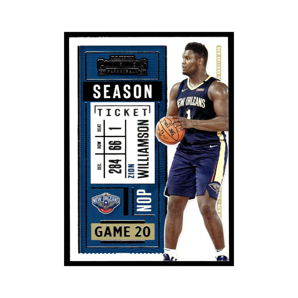 Zion Williamson 2020 Panini Contenders #58 New Orleans Pelicans NM