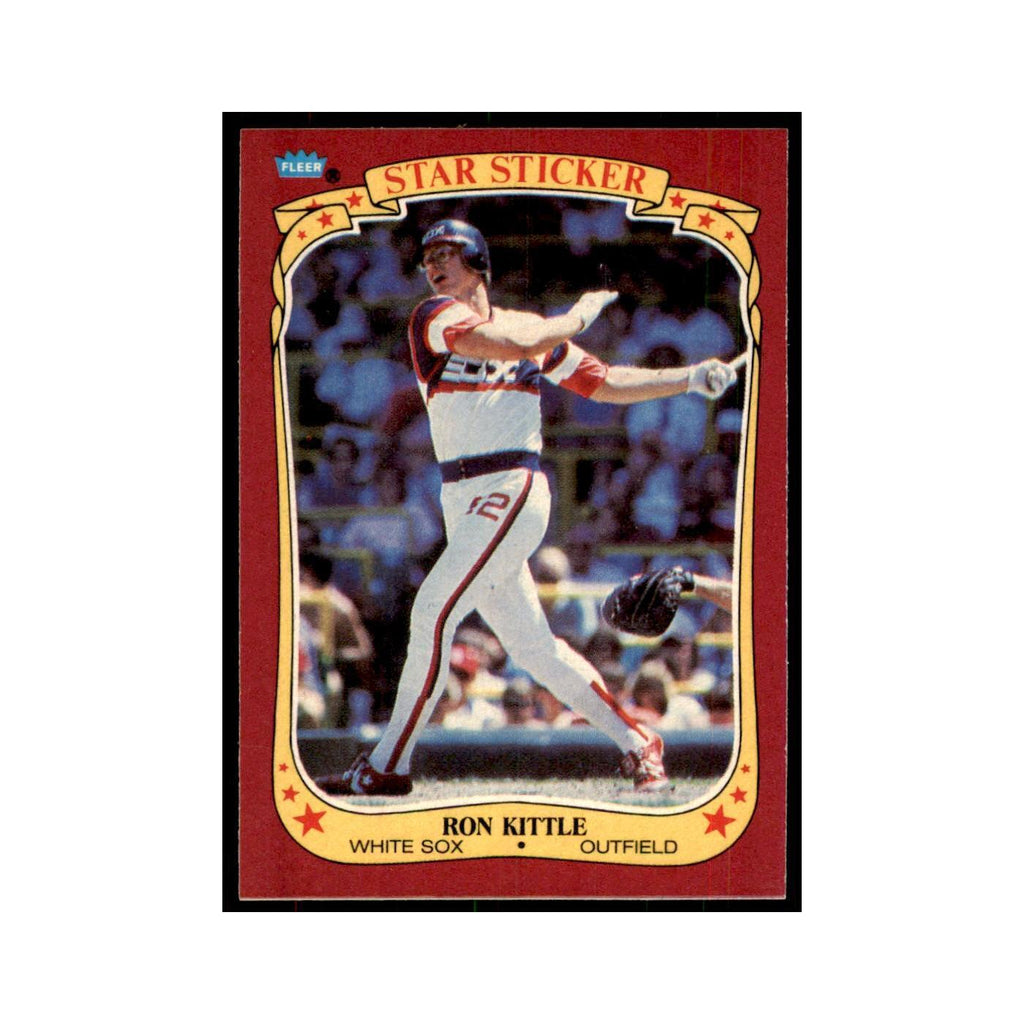 1986 Fleer Star Stickers Ron Kittle Baseball Cards #68