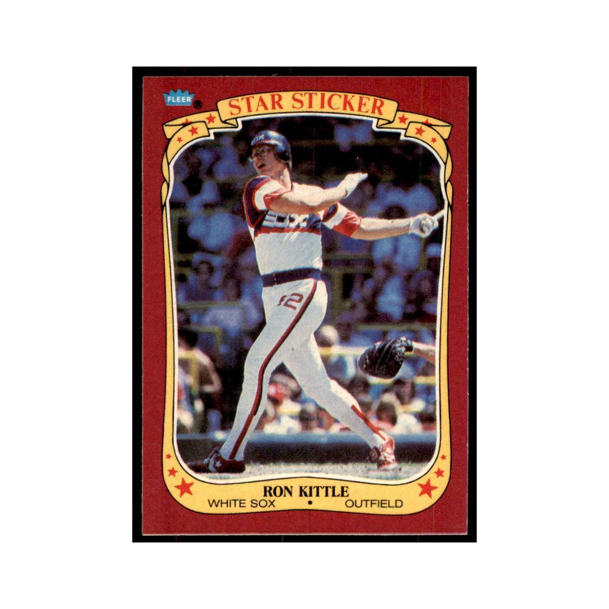 1986 Fleer Star Stickers Ron Kittle Baseball Cards #68