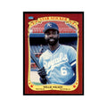 1986 Fleer Star Stickers Willie Wilson Baseball Cards #129