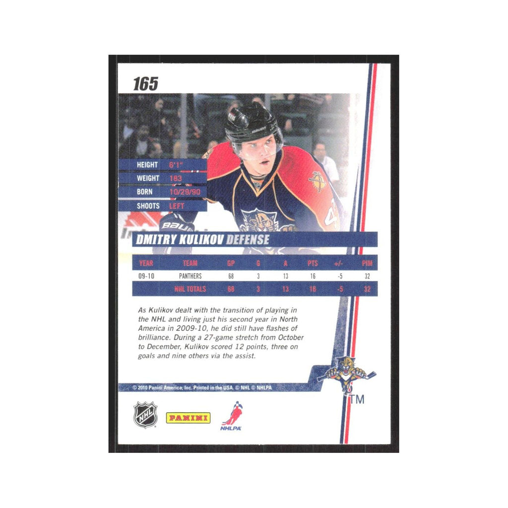 2010 Donruss Dmitry Kulikov Florida Panthers #165