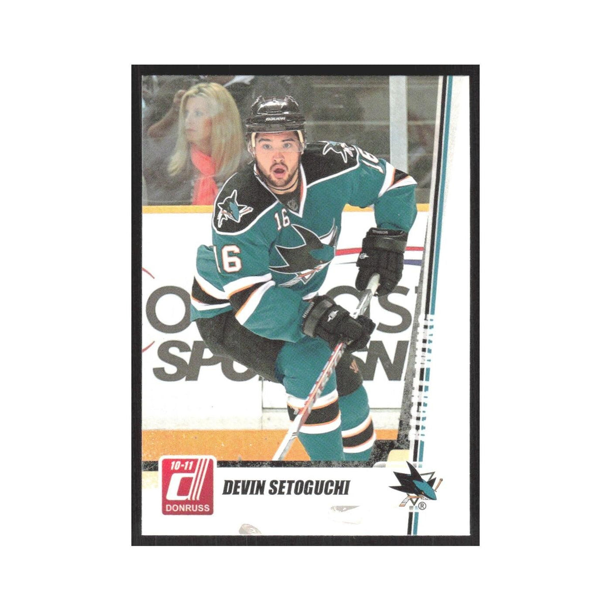 2010 Donruss Devin Setoguchi San Jose Sharks #229