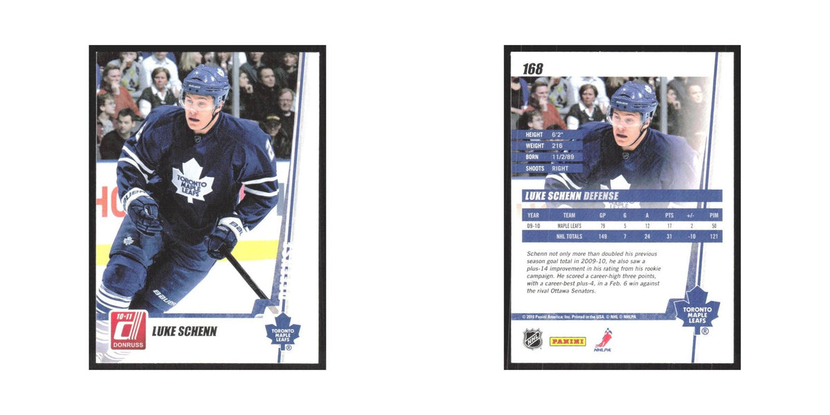 2010 Donruss Luke Schenn Toronto Maple Leafs #168