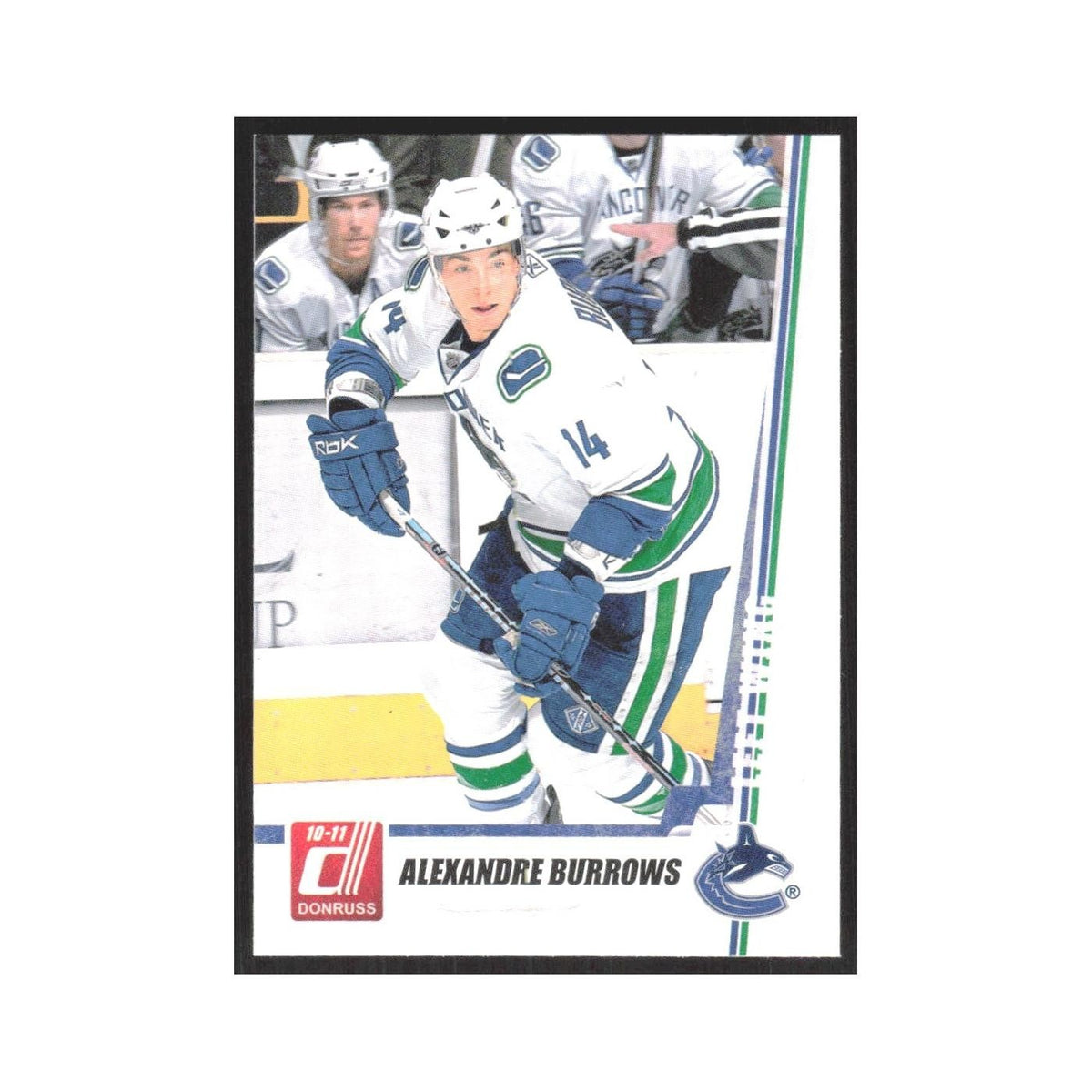 2010 Donruss Alexandre Burrows Vancouver Canucks #116