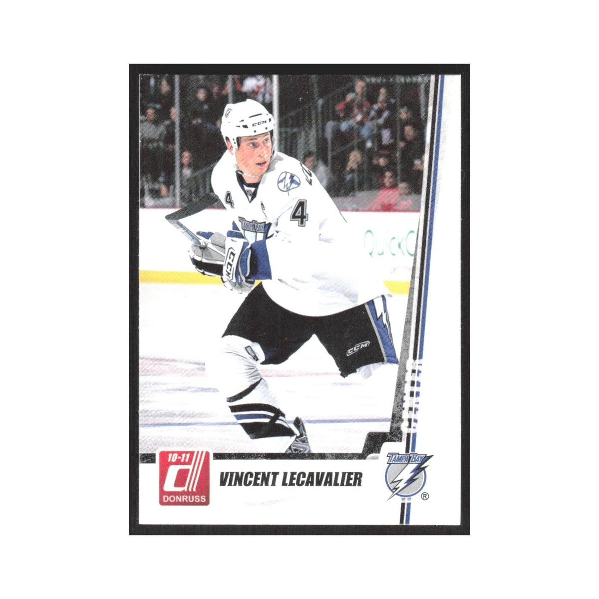 2010 Donruss Vincent Lecavalier Tampa Bay Lightning #137