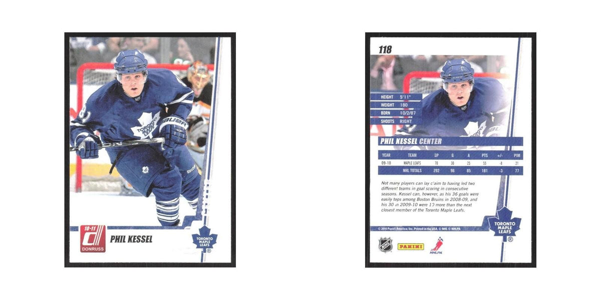 2010 Donruss Phil Kessel Toronto Maple Leafs #118