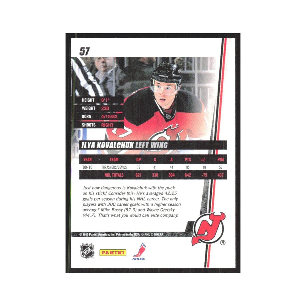 2010 Donruss Ilya Kovalchuk New Jersey Devils #57
