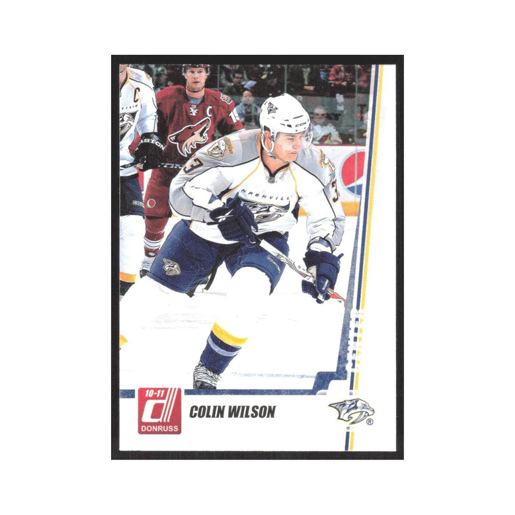 2010 Donruss Colin Wilson Nashville Predators #86