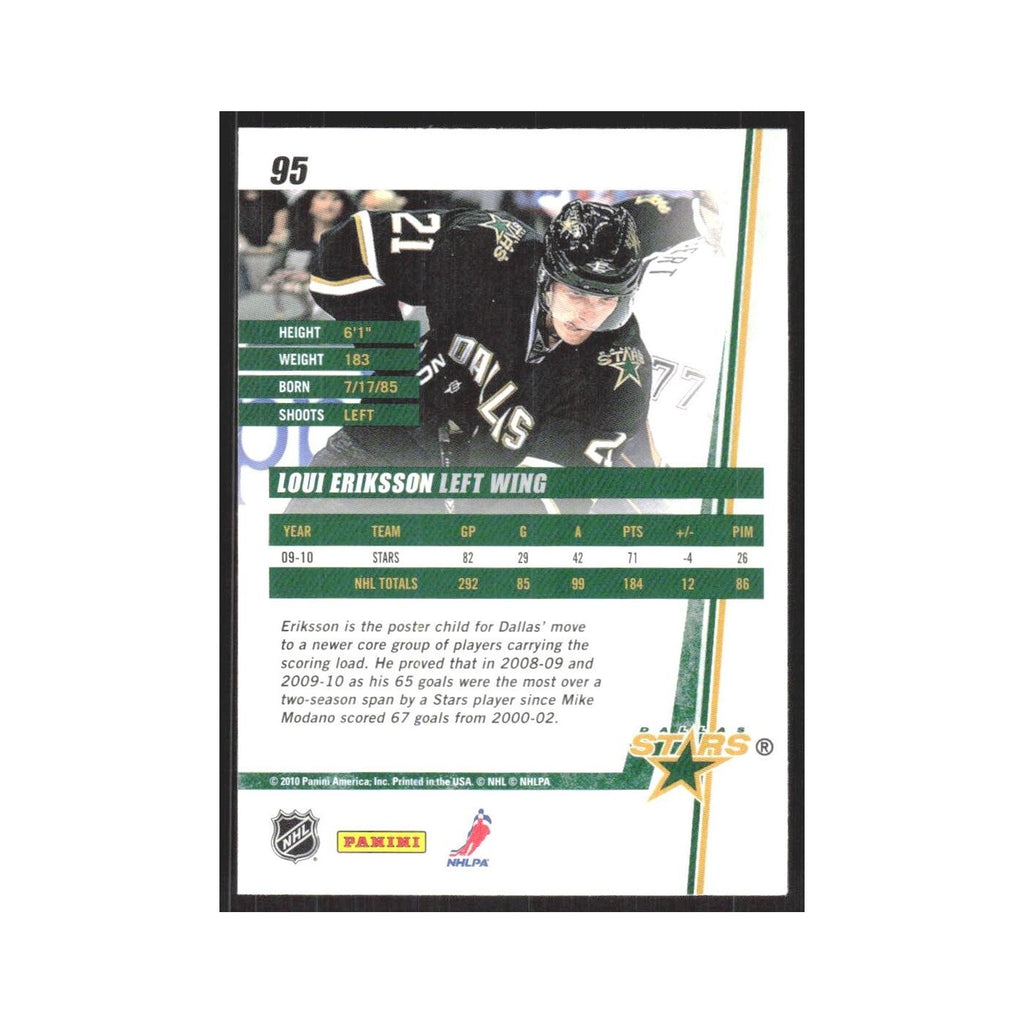 2010 Donruss Loui Eriksson Dallas Stars #95
