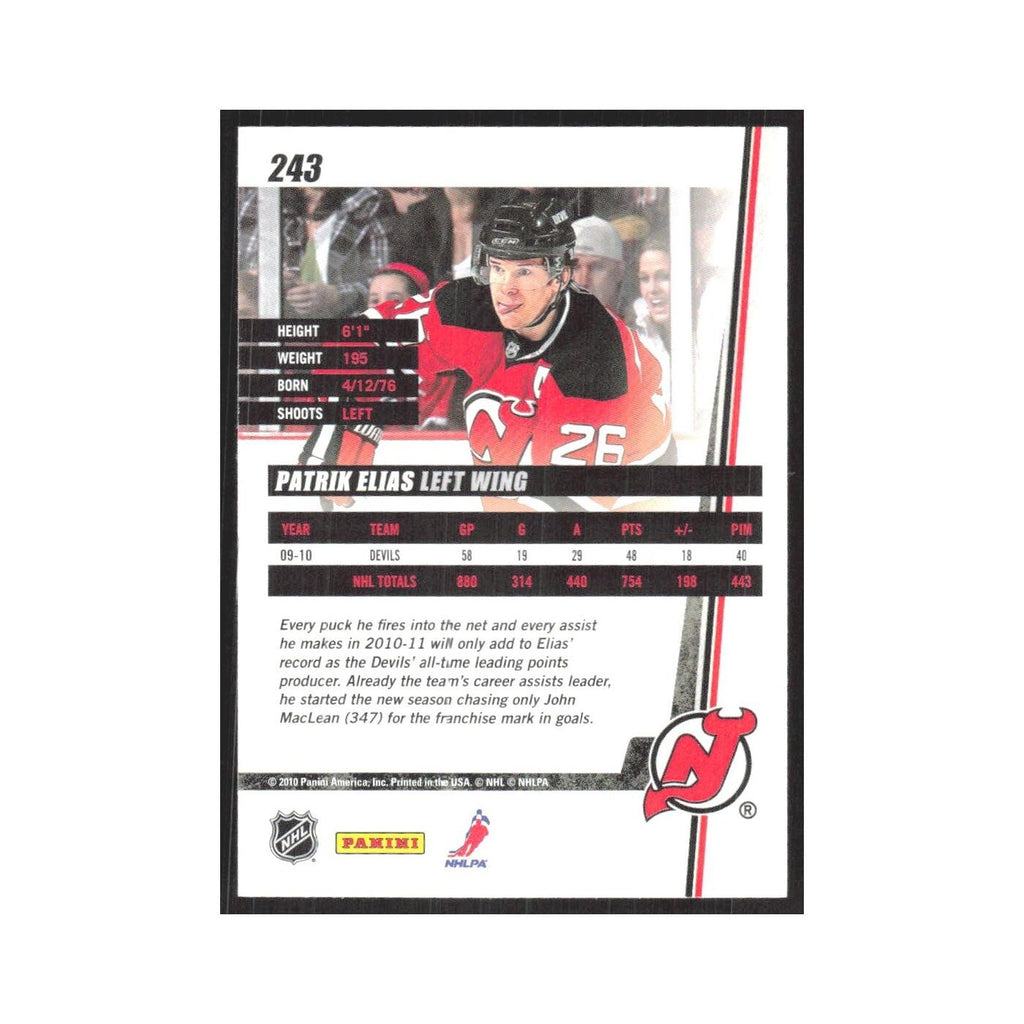 2010 Donruss Patrik Elias New Jersey Devils #243