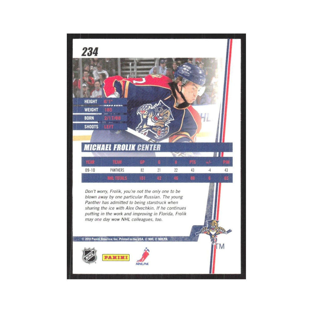 2010 Donruss Michael Frolik Florida Panthers #234