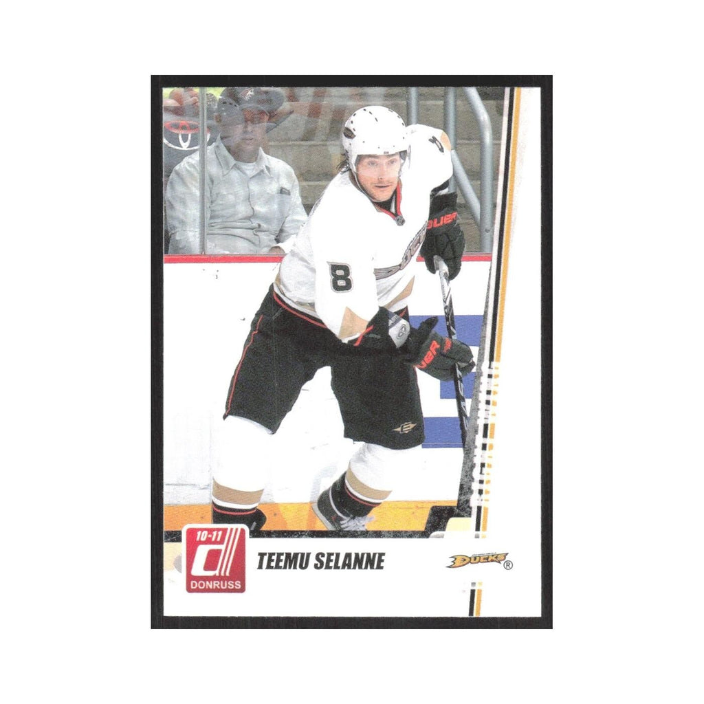 2010 Donruss Teemu Selanne Anaheim Ducks #1