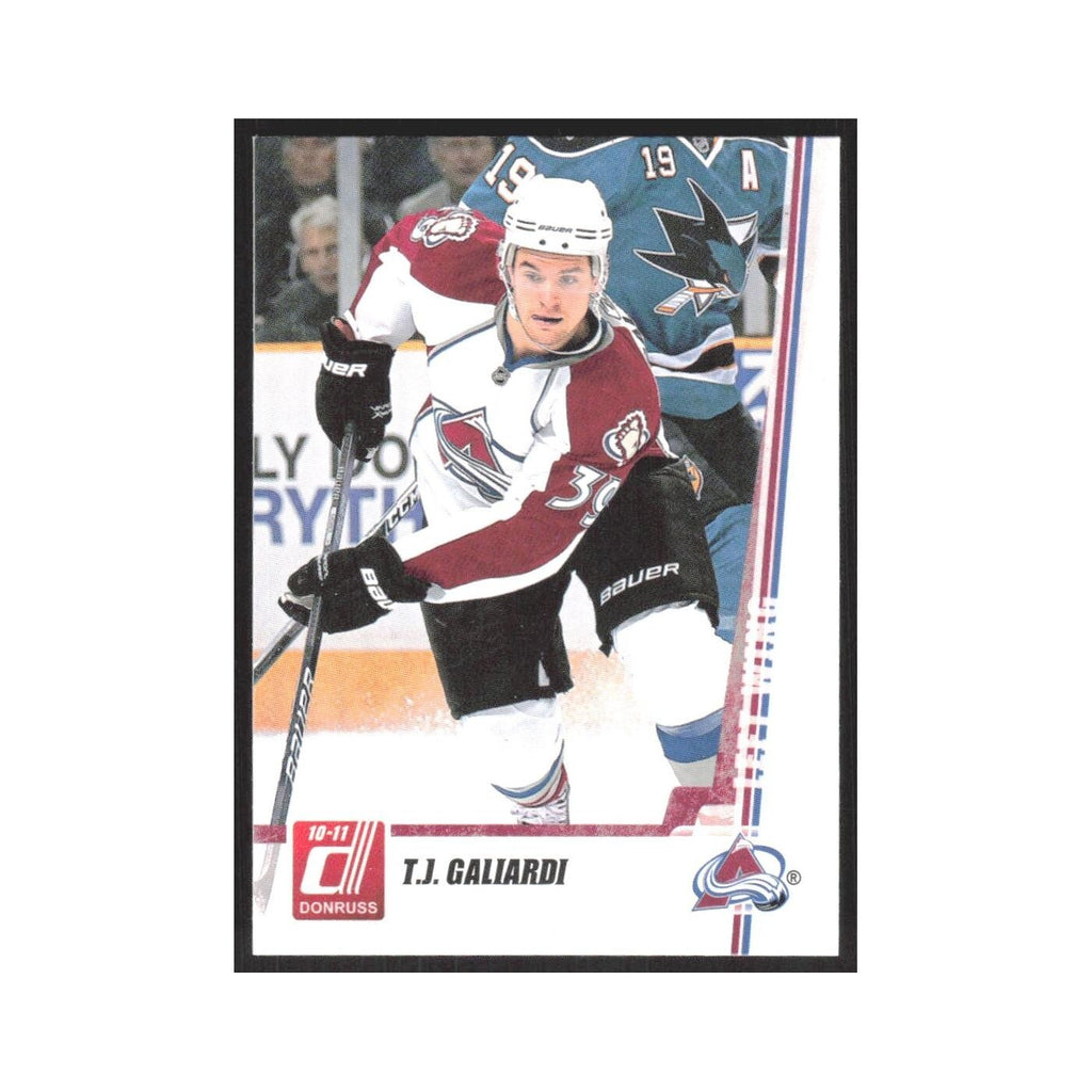 2010 Donruss T.J. Galiardi Colorado Avalanche #125