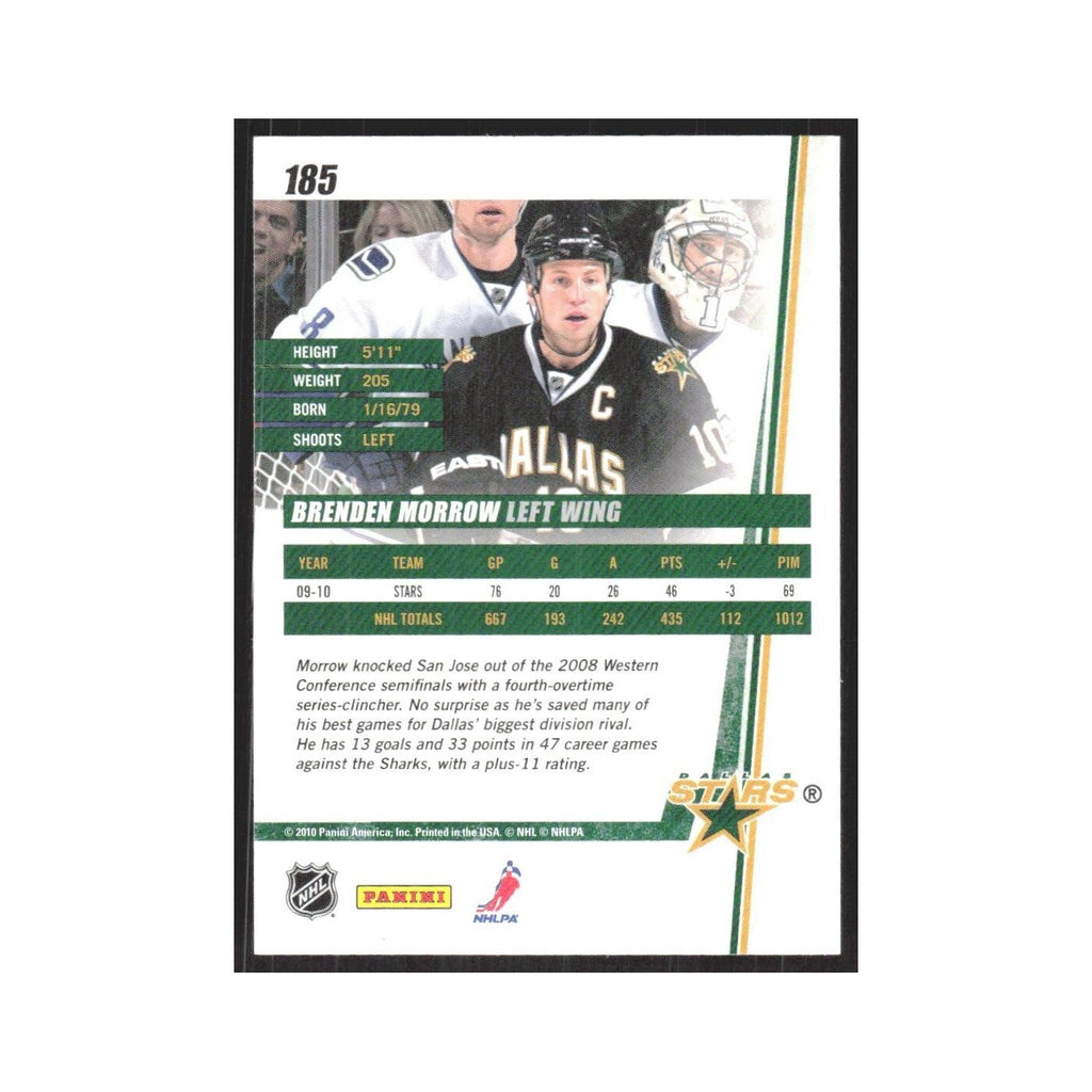 2010 Donruss Brenden Morrow Dallas Stars #185