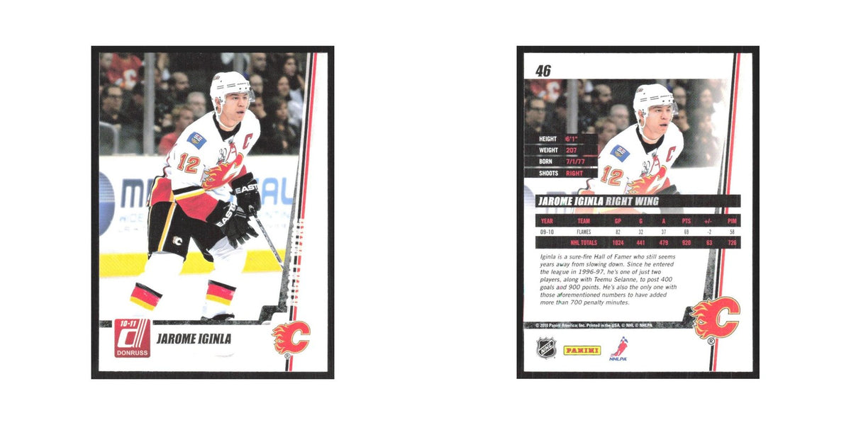 2010 Donruss Jarome Iginla Calgary Flames #46