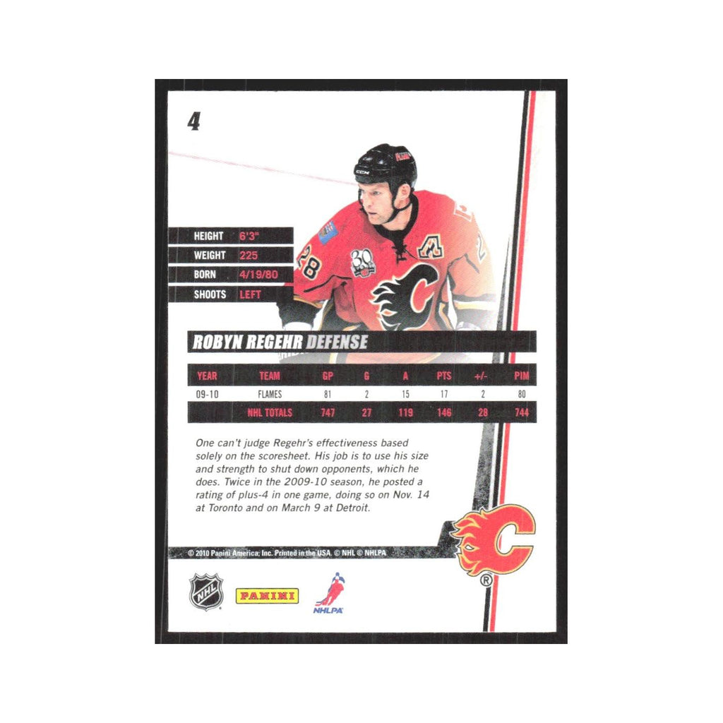 2010 Donruss Robyn Regehr Calgary Flames #4