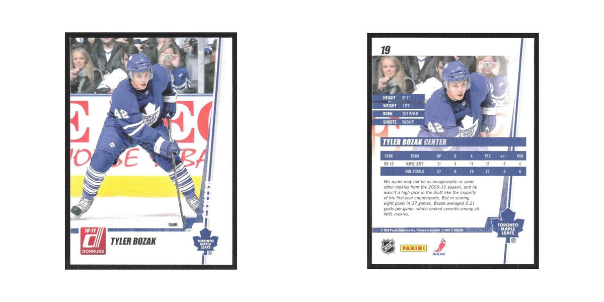 2010 Donruss Tyler Bozak Toronto Maple Leafs #19