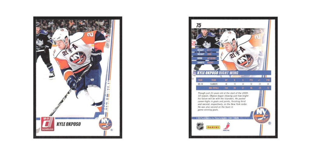 2010 Donruss Kyle Okposo New York Islanders #75