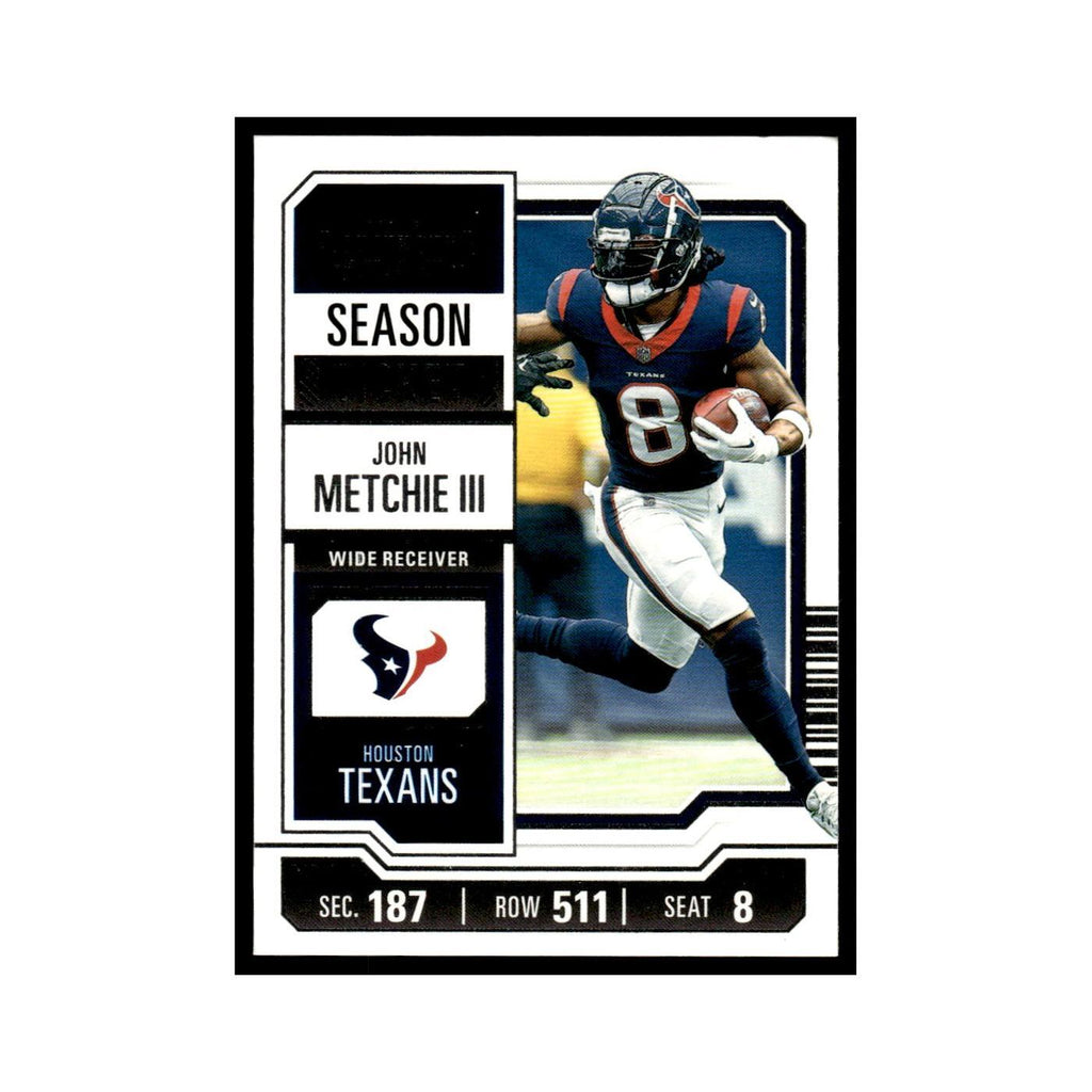 John Metchie III 2023 Panini Contenders #42 Houston Texans Football Card NM