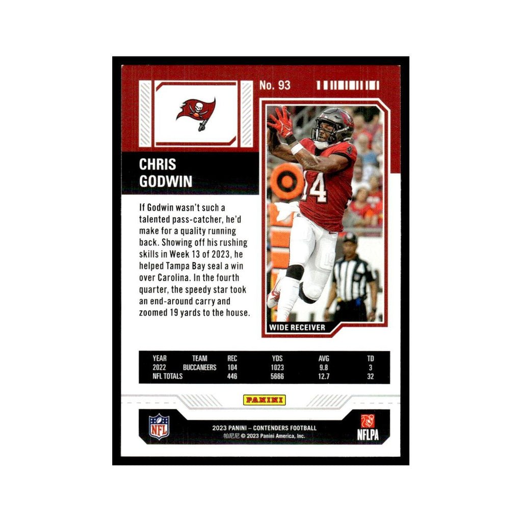 Chris Godwin 2023 Panini Contenders #93 Tampa Bay Buccaneers Football Card NM