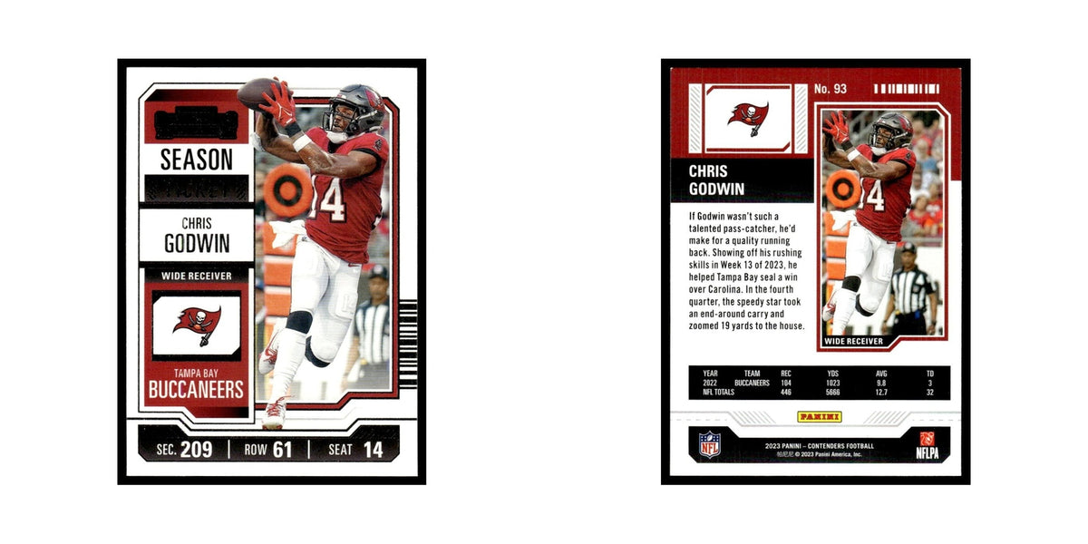 Chris Godwin 2023 Panini Contenders #93 Tampa Bay Buccaneers Football Card NM