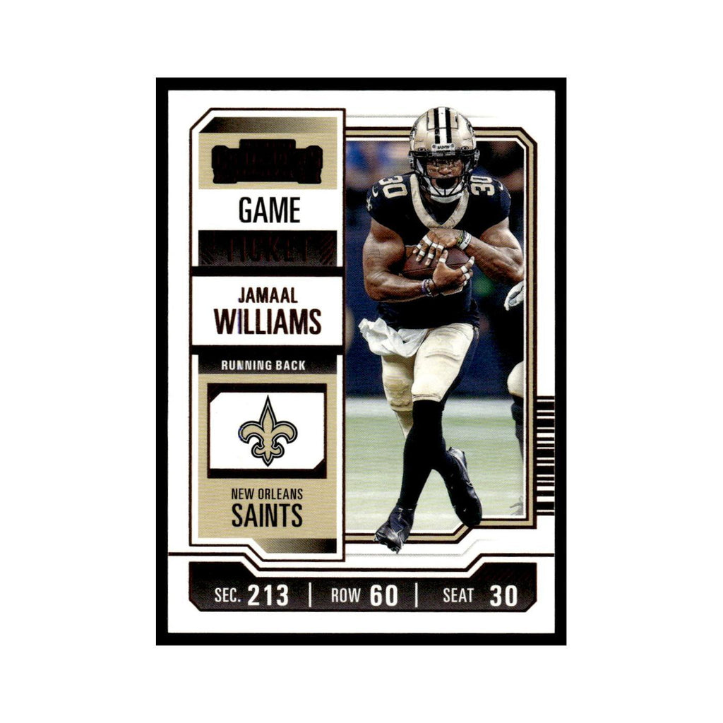 Jamaal Williams 2023 Panini Contenders Bronze #73 New Orleans Saints NM