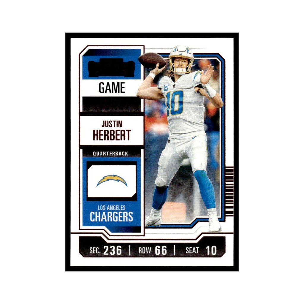 Justin Herbert 2023 Panini Contenders Pink #59 Los Angeles Chargers NM