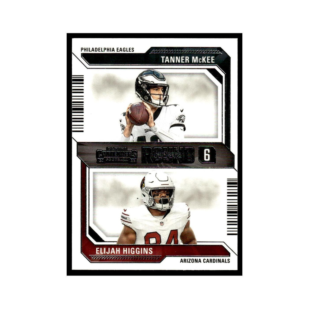 Elijah Higgins   Tanner McKee 2023 Panini Contenders #24 Football Card NM