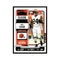 Nick Chubb 2023 Panini Contenders #26 Cleveland Browns Football Card NM