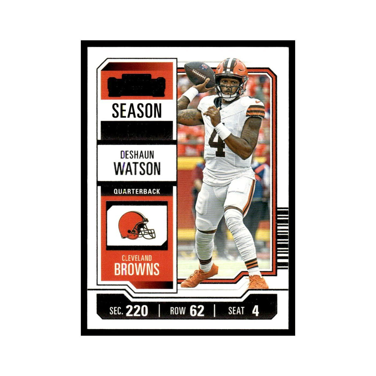 Deshaun Watson 2023 Panini Contenders #24 Cleveland Browns Football Card NM