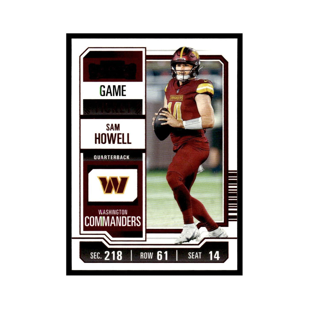 Sam Howell 2023 Panini Contenders Pink #100 Washington Commanders NM
