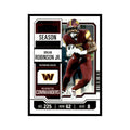 Brian Robinson Jr. 2023 Panini Contenders #98 Washington Commanders NM