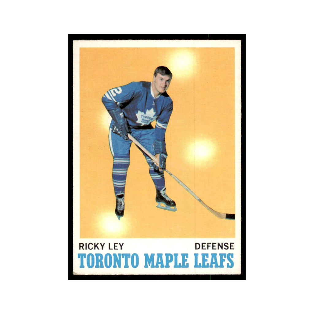 1970 Topps Rickey Ley Toronto Maple Leafs #108