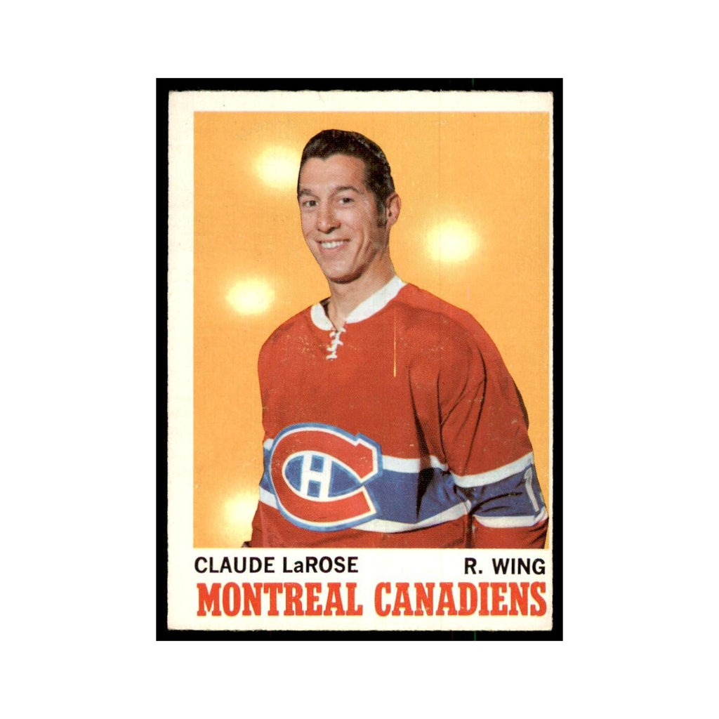 1970 Topps Claude Larose Montreal Canadiens #56