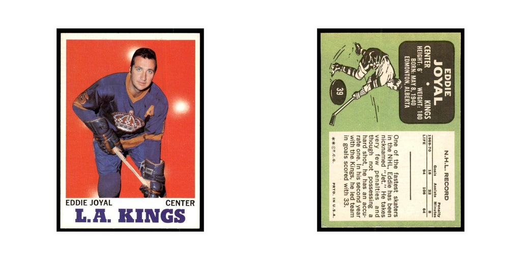 1970 Topps Eddie Joyal Los Angeles Kings #39