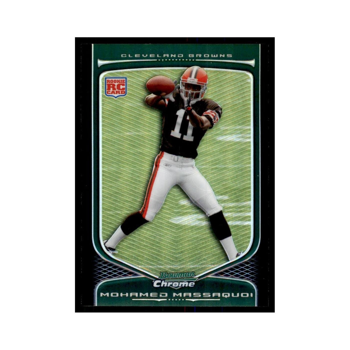 2009 Bowman Chrome Refractors Mohamed Massaquoi RC Football Cards #131