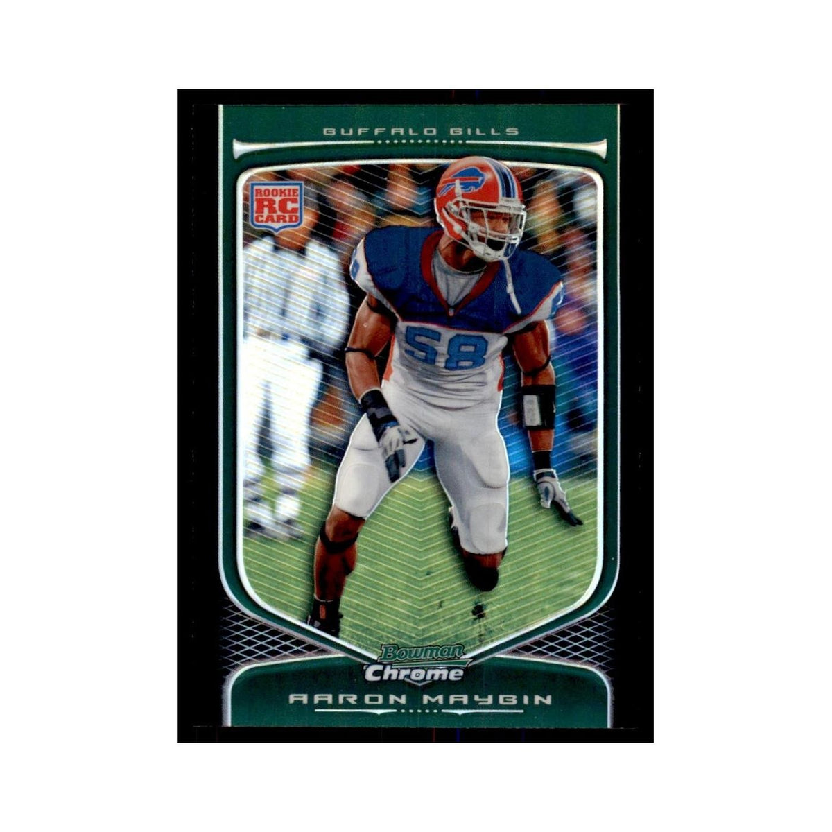 2009 Bowman Chrome Refractors Aaron Maybin RC Football Cards #146