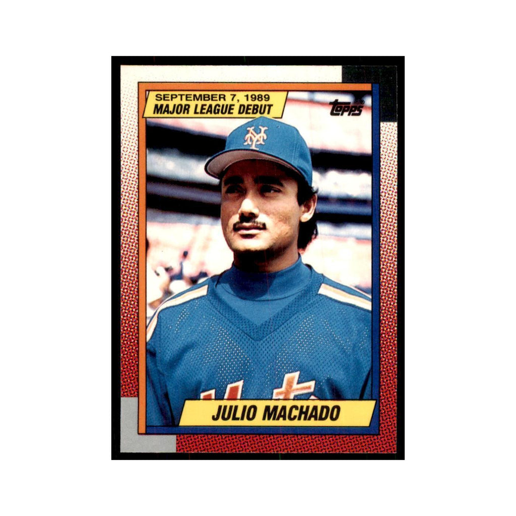 1989 Topps Major League Debut Julio Machado Baseball Cards #74