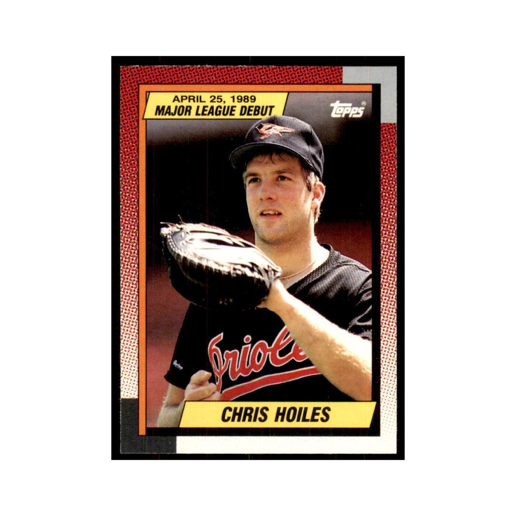 1989 Topps Major League Debut Chris Hoiles Baseball Cards #60